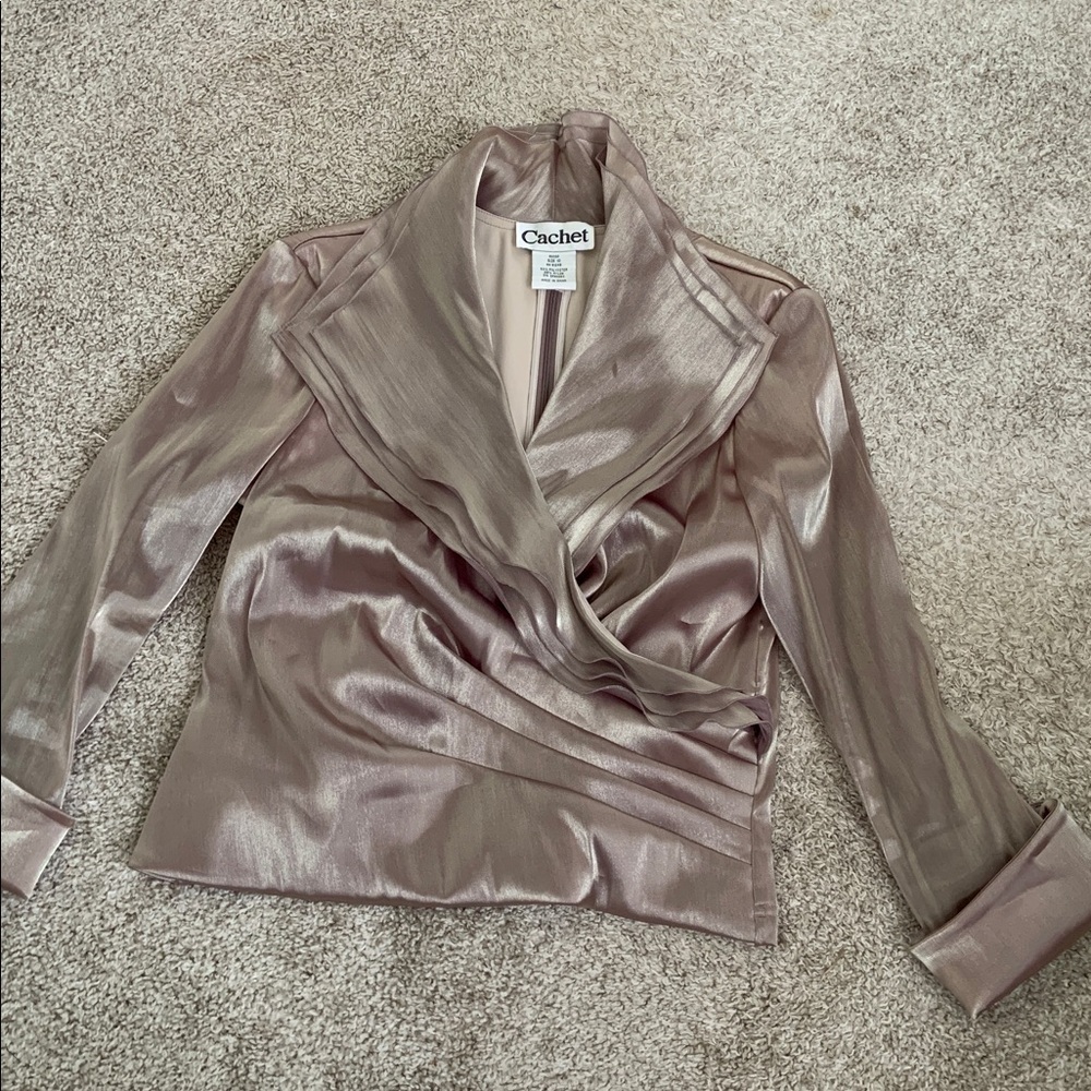 Cachet Cocktail Blouse Size 10